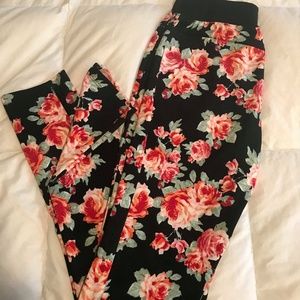 floral leggings